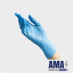Nitrile Diagnostic blue, 3.5 g.