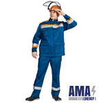 Summer suit Energy-B (35.2 cal.), dark Blue/Orange