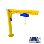Jib crane with Mechanical Rotation