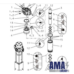 160003 Piston for Hydraulic Hammer Rammer 4099