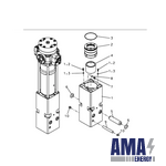 176660 Front Head for Hydraulic Hammer Rammer 4099
