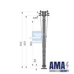 Anchor end Support 2Ac35Pi-1M