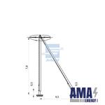 Anchor end Support AC10P-3UM