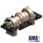 Gas Process Turbines for the UKL-7 line 