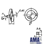 Washer OST 1 11533-74 (Grover)