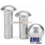 Hammer rivet with semi-Circular head GOST 10299/Din 660 3x4-5 Aluminum 