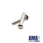 RIVET GOST 10299-80 WITH A SEMI-Circular HEAD (Analogue OF DIN 660)