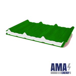 Roofing three-layer Sandwich panel Polystyrene foam
