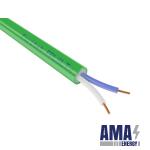 Fire-Resistant low-toxic cable Kprvgng(A)-Frlsltx 2x1.50 mm.sq. - for power supply of fire alarm Systems, fire alarm Systems