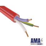Fire-Resistant cable Kprvgng(A)-FRLS 2x6.00 mm.sq. (N) - for power supply of fire alarm Systems, fire alarm Systems