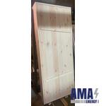Door pine Dovetail 700-800*1800 mm in a wide Reinforced frame (135 mm)