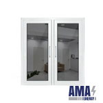 Double leaf Mullion door
