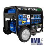 15,000 Watt Electric Start Tri Fuel Portable Generator