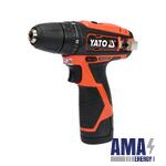 DRILL DRIVER 12V, SET WITH BITS AND DRILLS - Battery 2 AH