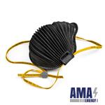 Moldex M4620 N95 Airwave M Series Black Disposable Particulate Respirator with Smartstrap and Full Foam Flange, Size Medium/Large, NIOSH Approved