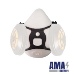 Comfort-Air®Nxmd White Elastomeric Rubber Half Mask W/O An Exhalation Valve – N95 Filters