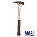 M1 Titanium HANDLE 15OZ MILLED STEEL HEAD Straight GRIP Framing HAMMER - Signature SERIES