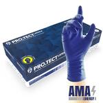 Pro.tect LATEX HD Heavy Duty Long Cuff Blue Latex Gloves