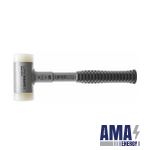 Dead-blow hammer with steel tube Handle, Hammer head ⌀: 35mm