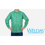 33-6630: 30″, Welding Jackets, 9oz. Cotton FR, Green