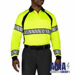 LONG SLEEVE HI-VIS POLO SHIRT