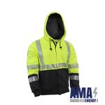  Drifire FR HI-VIS HYBRID ZIP HOODIE CLASS 3