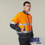 CORE HI-VIS 2 TONE TAPED WATERPROOF BOMBER JACKET