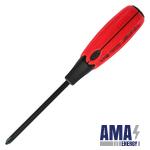 Super Cushion Tang-Thru Screwdriver No.730(Slotted 5.5 x 75) 