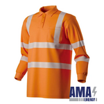 HI-VIS Flame Resistant L/S POLO Shirt
