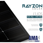 L'LIOS Black Module 430 Watt Solar Panel