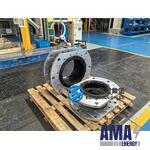 DN350 PN25 Heavy-Duty Single-Sphere Rubber Expansion Joint with Segmented Flanges and Integrated Tie-Rod Holes