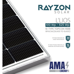 L'LIOS TOPCon 610 Wp Solar Panel