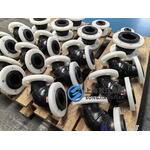 DN50 90-Degree EPDM Rubber Expansion Joint Elbow with Molded Bellow and Polypropylene Flanges (1Mpa)