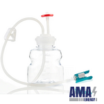 Ezbio®Pure TR MTO 500mL Bottle Assembly with Molded Silicone Adapter, GL45 Versacap®