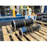 DN150 Hand-Built 5-Arch Oil-Resistant NBR Rubber Expansion Joint with 650mm Length and Carbon Steel Flanges