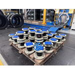 DN150 Molded Single-Arch PTFE-Lined EPDM Rubber Expansion Joint with Chemically Inert PPH PN6 Flanges (150mm)