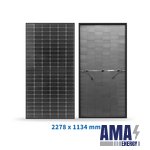 PE-144 HC PERC Bifacial Transparent Backsheet Solar Module