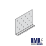 Victoria Series Stainless Steel Pegboard (Model V2418)