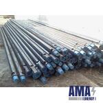 Drill rods with welded locks Z-50