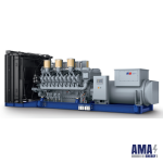 Diesel Generator Set MTU 20V4000 DS3300 (Without Radiator & Generator Model Leroy Somer)