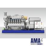 Gas Engine Generator Set MTU 16V4000 GS/60 (Engine Type BL32)