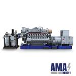 Gas Engine Generator Set MTU 16V4000 GS/50 (Engine Type L32 ER)