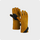 Split Leather Gloves, five-Fingered, Reinforced (FG-701)