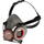 JSP Force 8 Half-Face Respirator Mask with Presstocheck P3 Filters