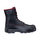 Big Red Microfiber Work Boots 8" - Black