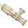 Steam-Thru® 3/8" Hose Barb x 3/4" x 3/4" Sanitary SIP Connector, PS